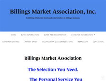 Tablet Screenshot of billingsmarketassoc.com